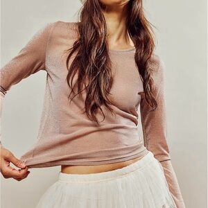 Free People Intimately Mesh So Well Top